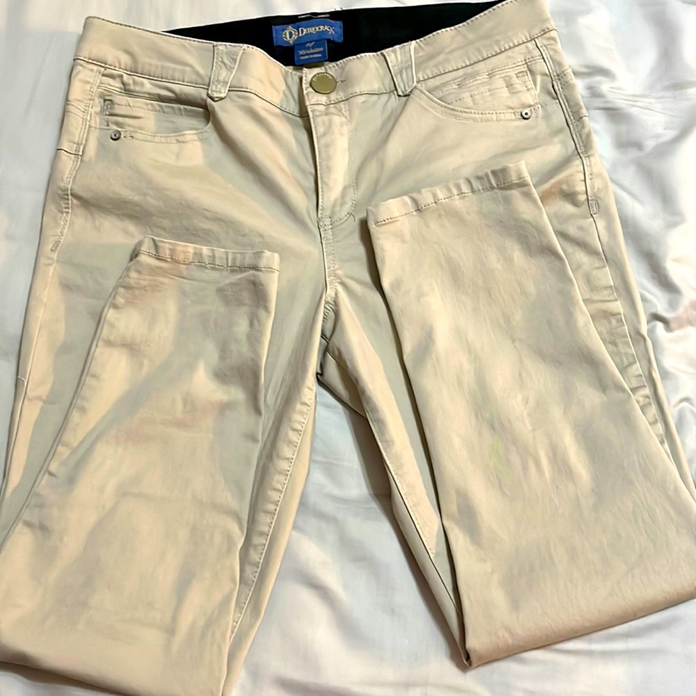 Democracy Ab Solution Khaki skinny Jean size 14